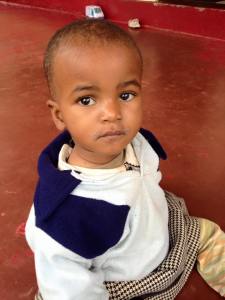 She was often a somber observer throughout most of the day but how she smiled when her mother arrived to take her home.