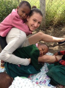 Abiba and Beatrice show Alexandra how she fits right in.